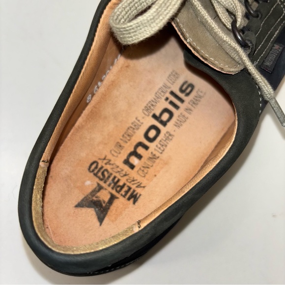 Mephisto Air Relax Mobils suede / leather lace-up loafers ladies 7 - Picture 8 of 11